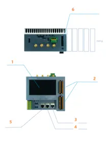 Controller per applicazioni industriali con RS485, RJ45, Mini PCIe socket con SIM card, HDMI, DI, DO, RS232, può BUS