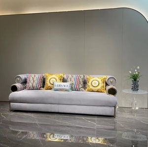 Sofá Italiano Moderno de Lujo, <span class=keywords><strong>Muebles</strong></span> de Sala de Estar a la Moda, Personalizable con Múltiples Tamaños, Venta al por Mayor por Fábrica China - Product Image 4