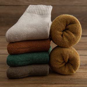 <strong>Custom</strong> Soft Comfortable <strong>Warm</strong> Terry <strong>Socks</strong> Adult Women Thick Winter Merino Wool <strong>Socks</strong> - Product Image 2
