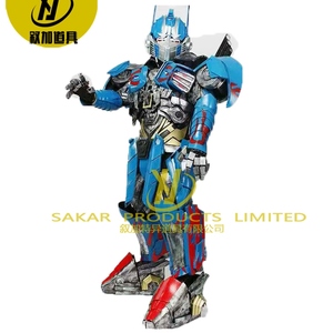 Costume de danse animé à impression LED pour enfants Transformer Robot Stilts Walker Taille unique pour les fêtes et les spectacles - Product Image 5