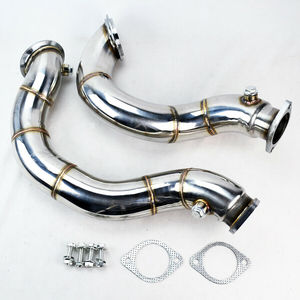 AOSU Silber für N54 3.0L 2007-2010 für E90/E91/E92/E93 335i E82 135i 3 Zoll Performance Auspuff-Downpipe MOQ 5 DP29740 - Product Image 6