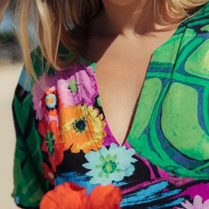 Robe longue hawaïenne personnalisée pour femme, grande taille, ensemble hawaïen en gros, robe hawaïenne élégante pour femmes - Product Image 4