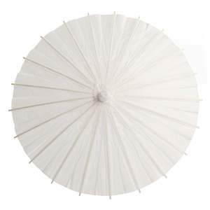 Parapluie en papier blanc Guansen pour enfants japonais, idéal pour le bricolage, la décoration de mariage, les accessoires photo et les loisirs créatifs - Product Image 2