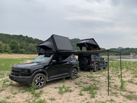 2026 Offroad-Campingausrüstung Großes, Robustes XL Hardshell Aluminium 4-5 Personen Dachzelt mit Ausklappfunktion