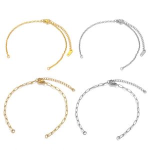 Pvd Vacuum Necklace 2 Tier <b>Chain</b> Cross Border Multi Fast Worldwide Shipping Two Tone Plating Technical Color Retention Time - Product Image 1