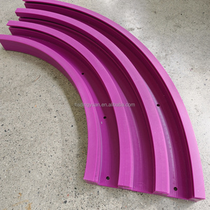 Guida lineare UMHWPE prodotto in plastica stampato ad iniezione per la lavorazione <span class=keywords><strong>CNC</strong></span> guida a catena del trasportatore scorrevole con servizio di taglio - Product Image 2