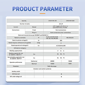 SSPD NSX 160 <span class=keywords><strong>Amp</strong></span> MCB 3P Commutateur principal de contrôle industriel 160A Bifasico Motoriser <span class=keywords><strong>Disjoncteur</strong></span> 150 <span class=keywords><strong>Amp</strong></span>ère <span class=keywords><strong>Disjoncteur</strong></span> Moulé - Product Image 3