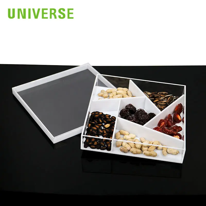 UNIVERSUM klarer Acryl Obst-und Gemüsest änder mit Bonbon behältern Schokoladen acryl box