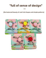 Laisse de mode pour chat avec jouet en peluche monté au dos et design mignon, chaîne en I fraise pour petits chiens/chats - Promenades en extérieur