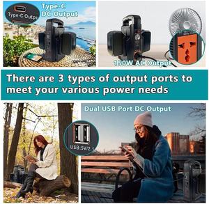 150W Tragbarer Stromversorgungswechselrichter für Makita 18V Akku 2-Kanal Stromgenerator USB-Ladestation - Product Image 6