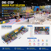 Centre de divertissement familial, aire de jeux pour enfants, ensemble de jeux pour enfants fabriqué en nylon durable, en peluche et en PE pour les centres commerciaux