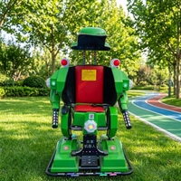 Robots électriques marcheurs et chevauchables Leduole LT-3 de formes variées, rotation à 360 degrés pour parcs d'attractions extérieurs/intérieurs - Enfants
