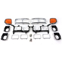 Pièces automobiles, autres accessoires extérieurs, supports de phares, supports de feux de coin jaunes, compatibles avec LandCruiser LC80 1990-1997