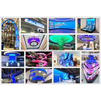 Pantalla LED Flexible para Exposiciones, Salones de Banquetes, Vestíbulos, Paneles de Video a Todo Color para Elevadores, Centros Comerciales e Interiores
