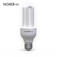 NOMOY PET Lampe à supplément de calcium UVB en forme de U UVB 2.4 Compact Fluorescent pour Reptiles du désert Lézards Dragons barbus Tortues