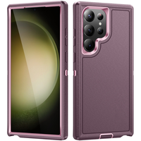 Étui de protection robuste en PC+TPU pour Galaxy S23 S24 S25 Ultra, coque de protection antichoc pour Samsung Note 20 Defender