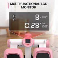 Mini machine pas à pas d'escalier d'escalier de yoga d'aérobie de gymnastique personnelle avec des bandes de résistance