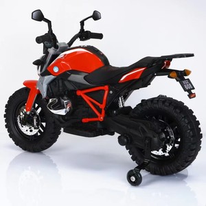 Motocicleta Eléctrica para Niños de <span class=keywords><strong>12V</strong></span>, Venta al por Mayor de Fábrica, Moto de Dos Ruedas para Niños con Ruedas de Entrenamiento Auxiliares - Product Image 3