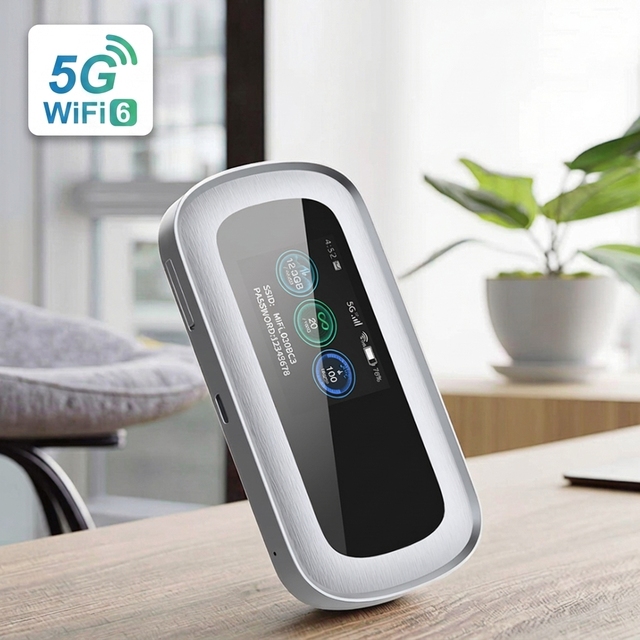 High-Performance 5G WiFi 6 Router 5G Portable Hotspot User-Friendly 5G LTE Mobile 5G Router With Sim Card Slot 5g Cpe Sim Router