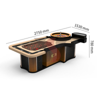 YS Luxuriöser Maßgefertigter Moderner Casino-Roulette-Tisch mit Poker-Option Professionelle Glücksspiel-Ausrüstung