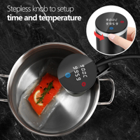 Circulateur à immersion électrique sous vide en acier inoxydable de haute qualité, cuiseur lent avec contrôle précis de la température, 5 litres