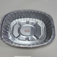 Plaque de cuisson robuste en aluminium de 18 pouces pour dinde, 454x362x85mm, écologique, jetable, de qualité alimentaire