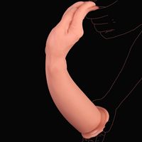 Dilatateur anal de gode de fist extra large de 15 pouces avec ventouse forte, godes réalistes de main, jouet sexuel adulte pour femmes et hommes