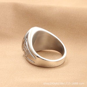 Men's Antique <b>Cross</b> <b>Ring</b> Retro <b>Silver</b> Stainless Steel Punk Style Jewelry Gift - Product Image 5