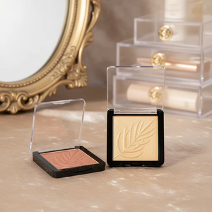 Paleta Cuadrada Transparente de 12 Colores, Iluminador en Polvo Prensado, Bronceador <span class=keywords><strong>con</strong></span> Logotipo Personalizado, Iluminador de Marca Privada, Mineral TT - Product Image 2