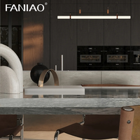 Accessoire de robinet pour traitement de surface pour villas au Qatar Armoire de cuisine modulaire en acier inoxydable sur mesure avec panneau de porte en acrylique