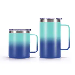 卸売601-700mlはあなたの魔法を注入します: ハンドル付きティーコーヒーマグ用のオーバーカッププレスプラスチックマグ