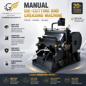 Máquina manual <span class=keywords><strong>de</strong></span> troquelado y hendido más vendida para la industria del embalaje <span class=keywords><strong>de</strong></span> cartón - Product Image 1