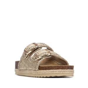 Xti Women's Low Slipper 145072 Gold 37 Heel Height 4 Cm Air Color Slides - Product Image 2