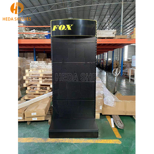 Tùy chỉnh di động và có thể gập lại kim loại gỗ <span class=keywords><strong>Pegboard</strong></span> công cụ hiển thị Rack thiết kế mới với thép đánh bóng bề mặt cho màn hình đứng - Product Image 4