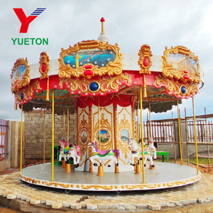 Molte scelte dei clienti 16 posti a tema di lusso parco divertimenti giostre attrazione Manege per bambini cavallo buon andare giostra giostra per la vendita - Product Image 3