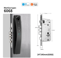 Serrure de porte intelligente Zemismart Tuya WiFi avec reconnaissance faciale 3D, 6 modes de déverrouillage, caméra HD, appel vidéo en direct, empreinte digitale, mot de passe