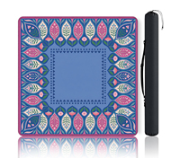 Tapis de Mahjong en PU à motif Paisley, pliable, résistant à l'eau, housse de table portable pour le divertissement à domicile