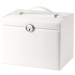 Boîte de rangement pour bijoux en cuir de luxe, grande capacité, haute qualité, multi-couches, pour bagues, colliers, boucles d'oreilles, cadeau de fête - Product Image 5