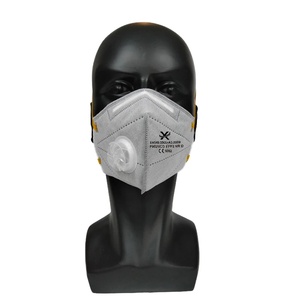 <span class=keywords><strong>Masque</strong></span> respiratoire industriel <span class=keywords><strong>FFP2</strong></span> demi-<span class=keywords><strong>masque</strong></span> en forme de bateau, anti-poussière, avec cartouches de protection anti-poussière à charbon actif et valve - Product Image 4