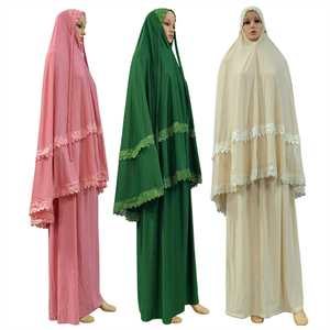 Conjunto <span class=keywords><strong>de</strong></span> <span class=keywords><strong>ropa</strong></span> <span class=keywords><strong>de</strong></span> oración musulmana para mujer, nuevo modelo, Khimar Niqab, retales <span class=keywords><strong>de</strong></span> encaje, Tops y faldas, Dubai, Eid islámico, <span class=keywords><strong>ropa</strong></span> <span class=keywords><strong>de</strong></span> Ramadán, <span class=keywords><strong>2022</strong></span> - Product Image 2