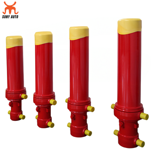 레벨 5 텔레스코픽 유압 실린더 5단 단일 작동 롱 스트로크 250바 중장비 덤프 트럭 및 크레인용 - Product Image 4