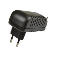 Adaptador de Corriente CA/CC de Pared de 28.8W 12V 2.4A con Enchufe Intercambiable para EE. UU., UE, Reino Unido y Australia, 5.5*2.1mm, OVP, OCP, SCP, CCTV, LED, POS, Humidificador, CE, RoHS, OEM