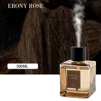 Diffuseur de parfum d'ambiance de luxe pour la maison, bouteille en verre avec logo personnalisé, huile aromatique, bâtonnets parfumés, désodorisant décoratif, vente en gros