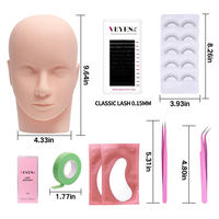 Kit de cils VEYES en gros, marque propre, fournitures de luxe de qualité supérieure, formation, kits d'extension de cils individuels DIY, professionnels