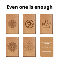Ensemble de blocs de yoga minimalistes de haute densité, écologiques et recyclables avec logo personnalisé
