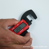 Micromètre électronique industriel de haute précision 0,01 mm en plastique, jauge d'épaisseur OEM/ODM, garantie 3 ans, pour test de films et tissus
