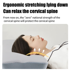 Fabriek Groothandel Polyester Anti-Snurken Vlinder Traagschuim Kussen Met Gebreid Ontwerp Voor Hotel & Verpleegkundige Gebruik Nek Ontspannen - Product Image 4