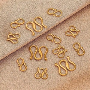 Conector de Espiral para Pulsera y Collar de Acero Inoxidable con Baño de Oro 18K para Preservación del Color, <span class=keywords><strong>Material</strong></span> DIY para <span class=keywords><strong>Joyería</strong></span> - Product Image 1