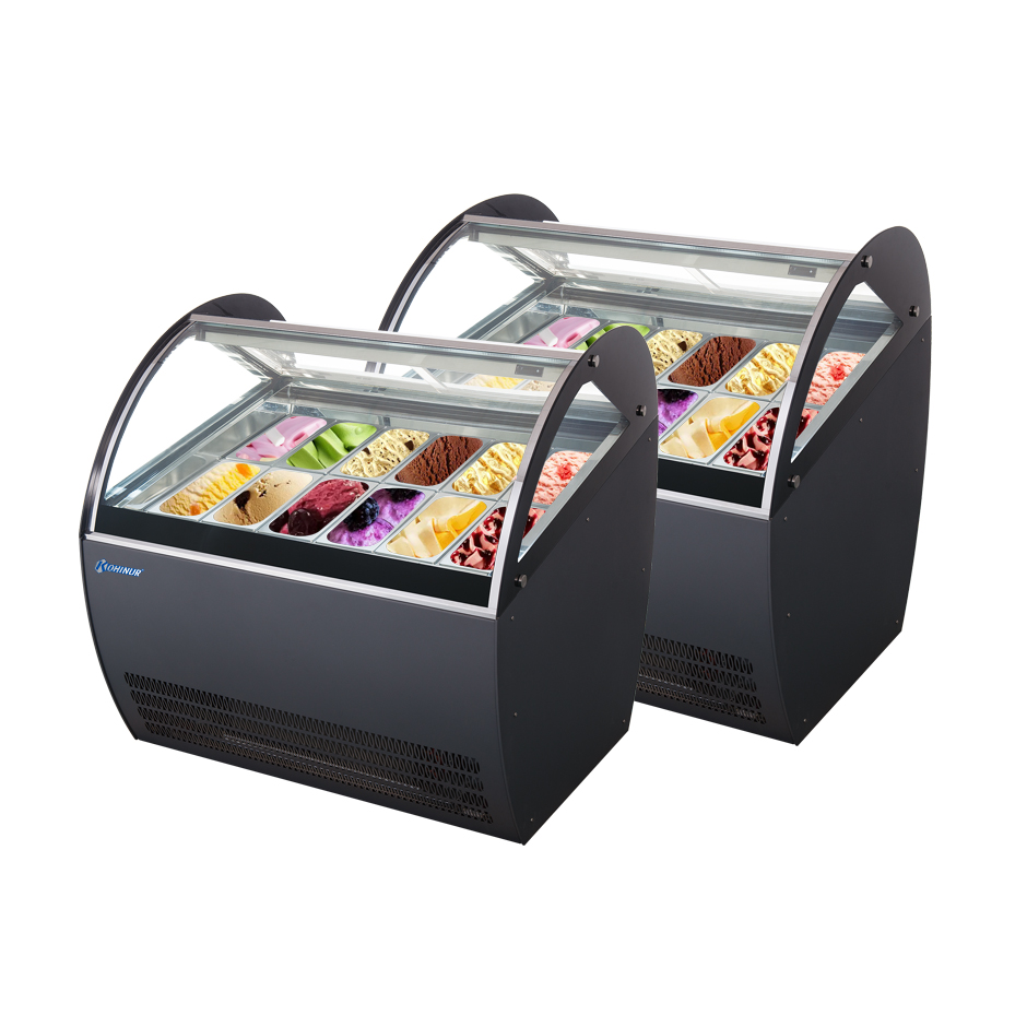 Bolandeng Commercial Cake Display Freezer Counter Pequeno Single-Temperature Air Cooling System Frigorífico Showcase