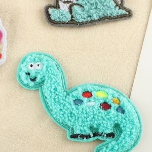 Cute Iron on Embroidered Chenille Dinosaurs unicorn Patches for Kid Clothes Bag Decoration - Product Image 4